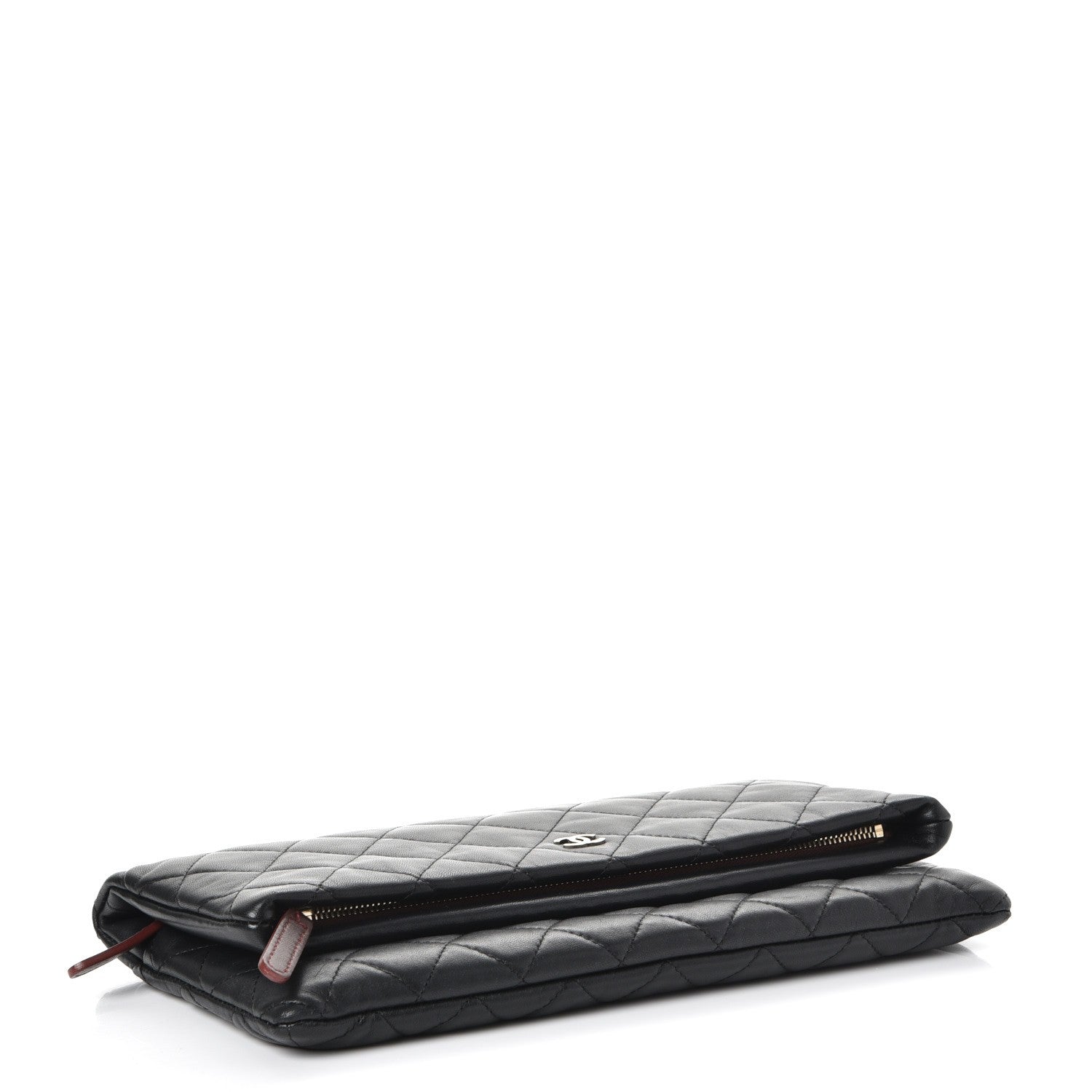 Chanel Lambskin Quilted CC Beauty Clutch Black 4 of 8