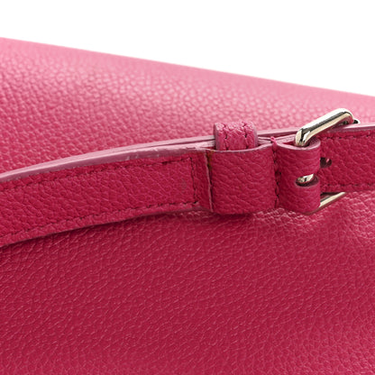 Saint Laurent Grained Calfskin Baby Sac De Jour Lipstick Fuchsia 12 of 14