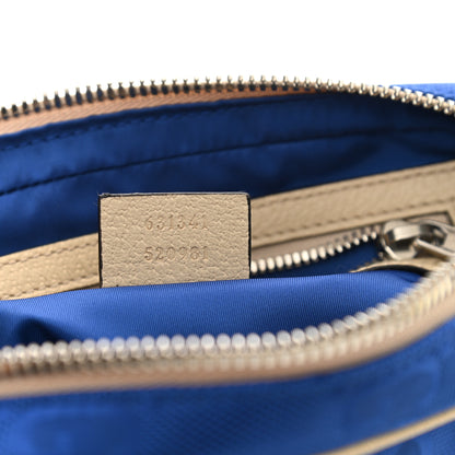 Gucci Econyl Nylon Monogram Off The Grid Belt Bag 95 38 Orient Blue New Plaster 7 of 8