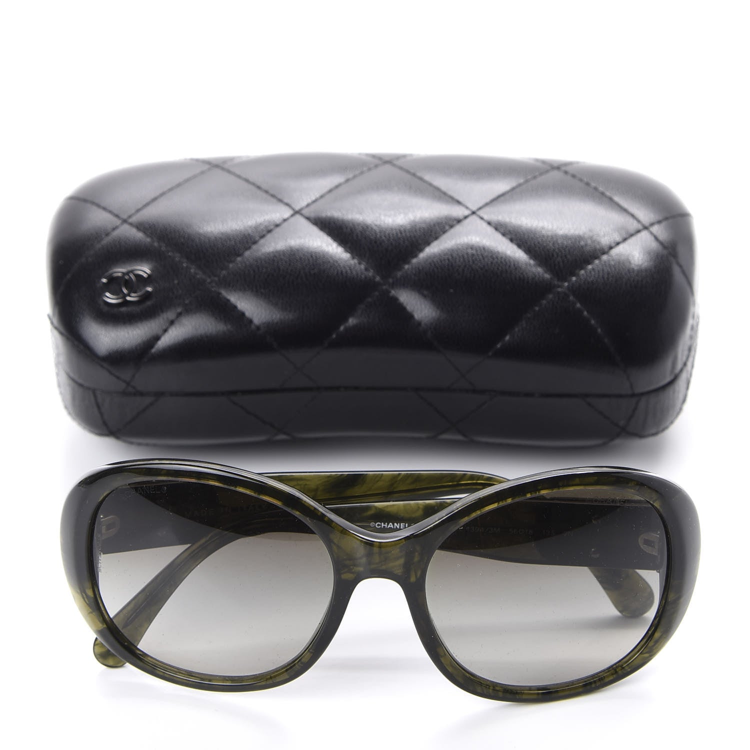 Chanel CC Turnlock Sunglasses 5235-Q Green 9 of 9