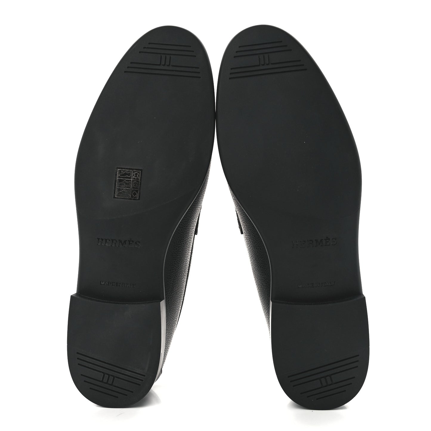 Grained Calfskin Mens Duke Loafer 43 Black