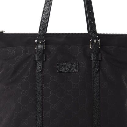 Gucci Nylon Monogram Medium Vertical Tote Black 12 of 12