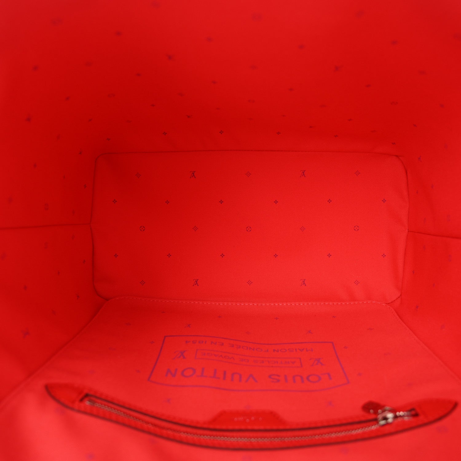 Louis Vuitton Monogram Escale Neverfull MM Rouge 6 of 12