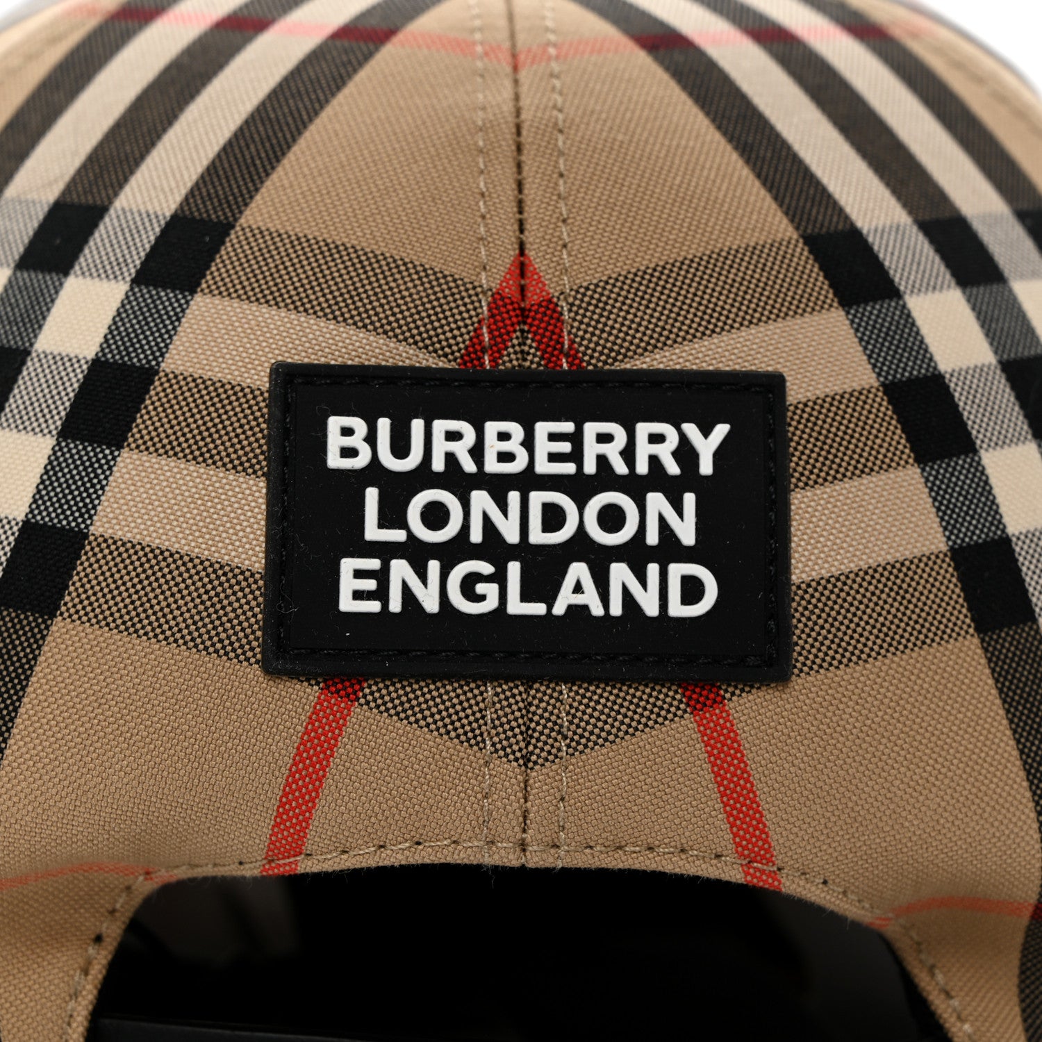 Burberry Cotton Vintage Check Baseball Hat L Archive Beige 7 of 10
