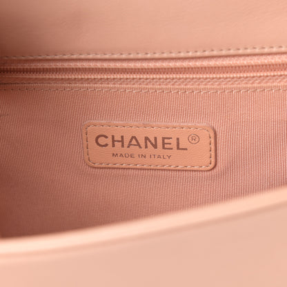 Chanel Calfskin Quilted New Medium Boy Flap Light Pink 6 of 12