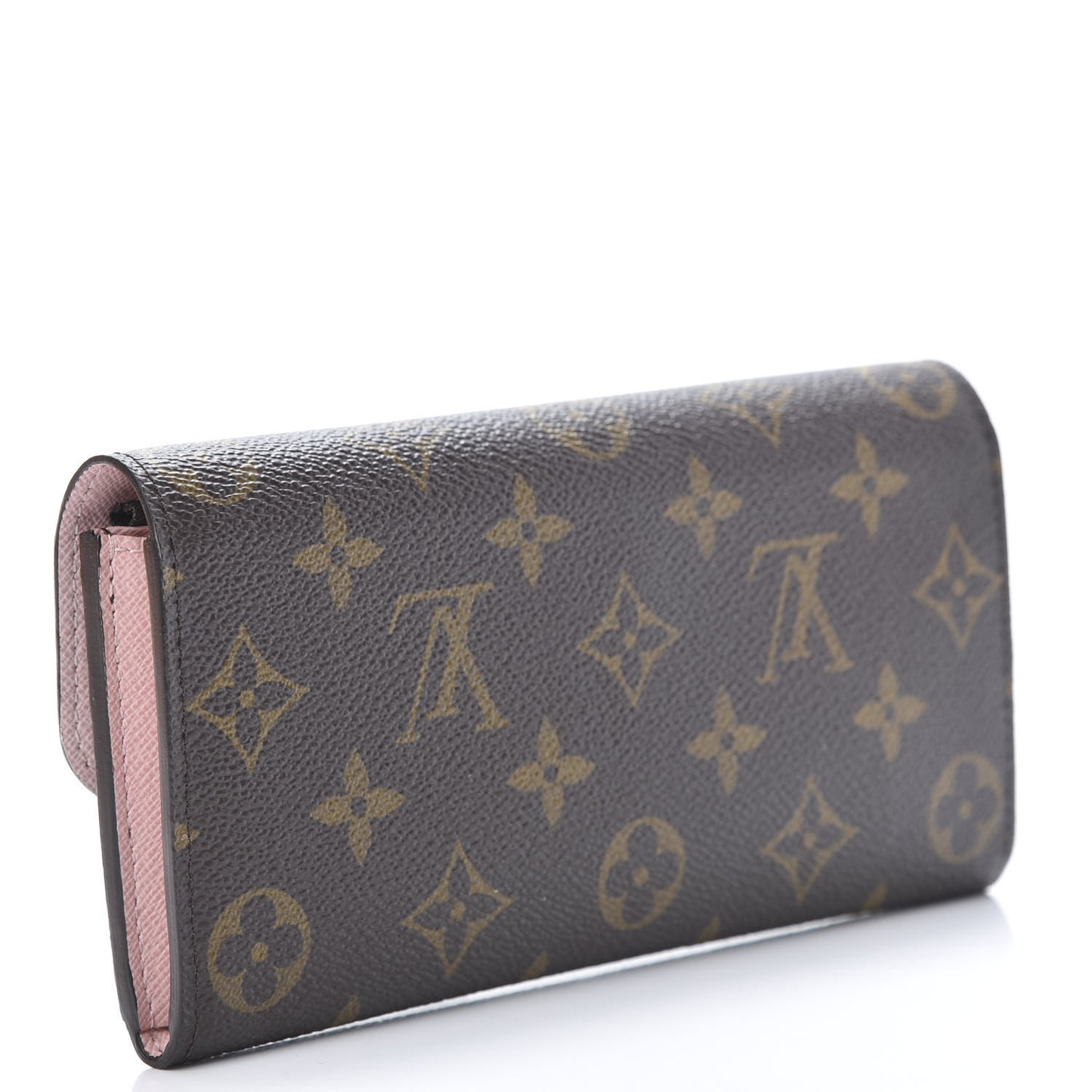 Monogram Emilie Wallet Rose Ballerine