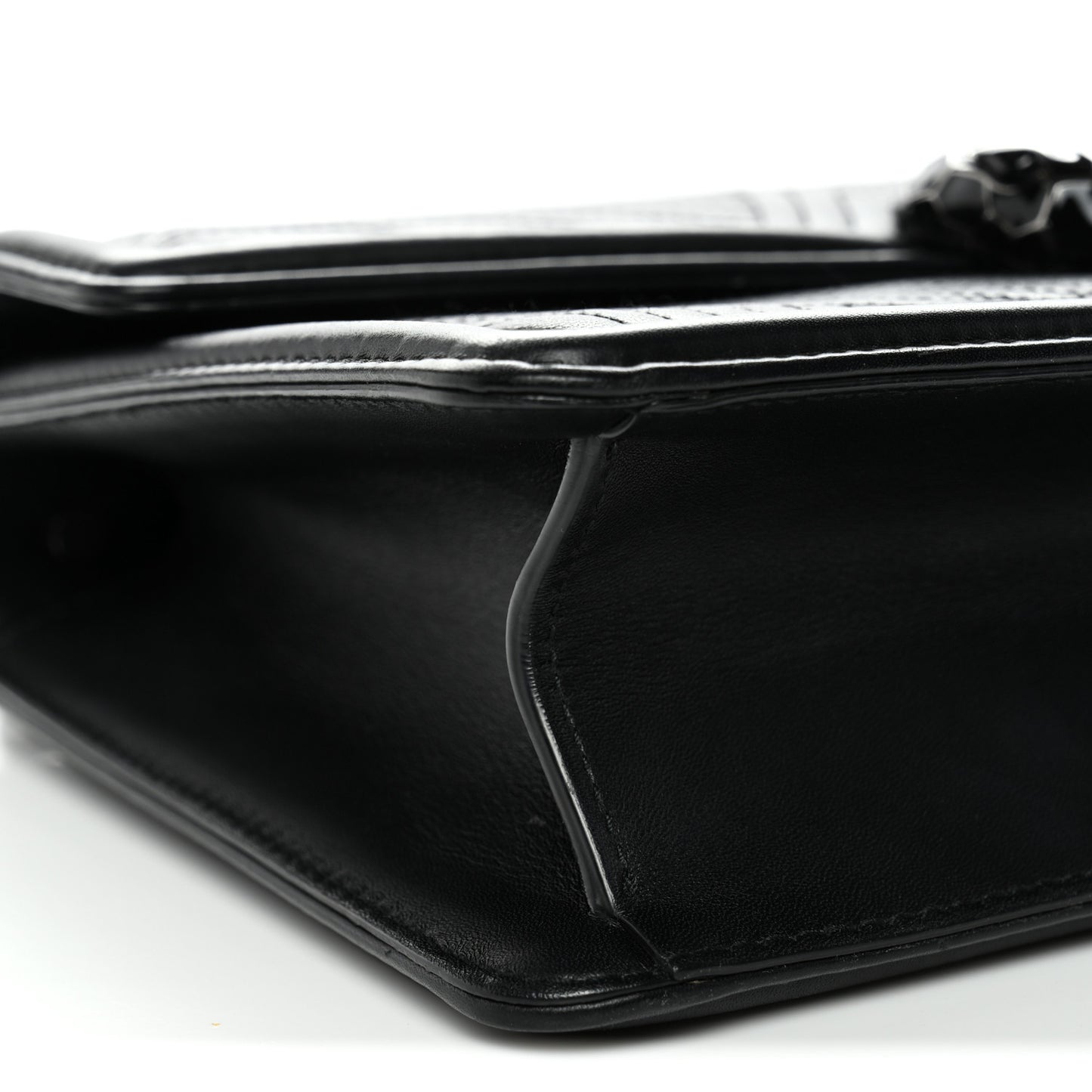 Quilted Nappa Smooth Calfskin Serpenti Forever Diamond Blast Shoulder Bag Black