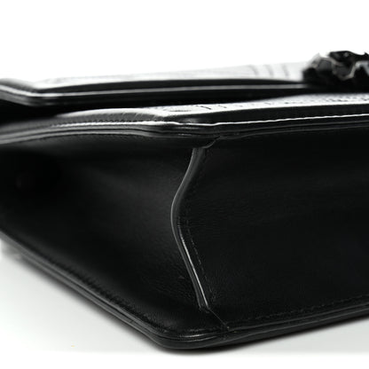 Bulgari Quilted Nappa Smooth Calfskin Serpenti Forever Diamond Blast Shoulder Bag Black 9 of 10