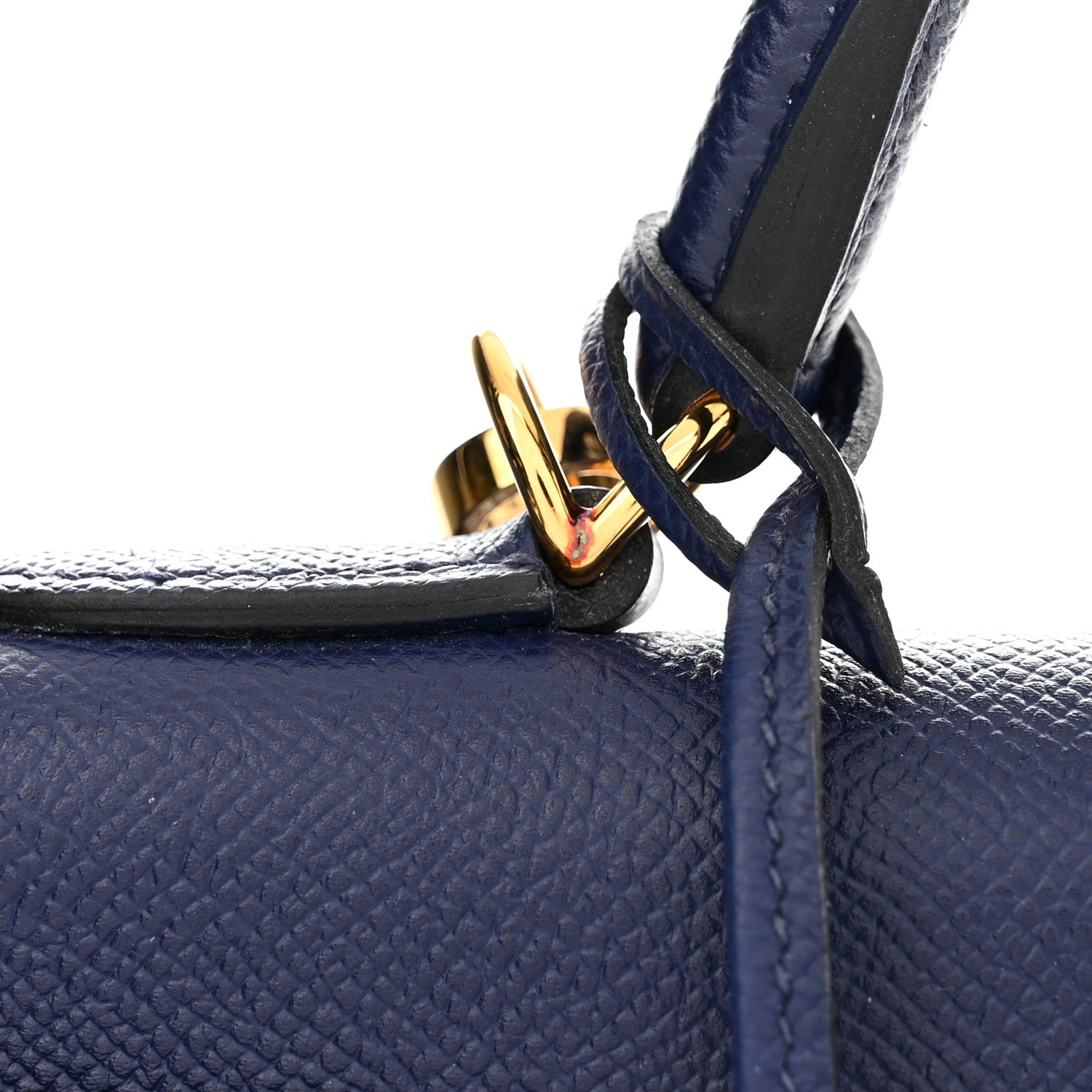 Hermes Epsom Kelly Sellier 32 Bleu Saphir 12 of 13