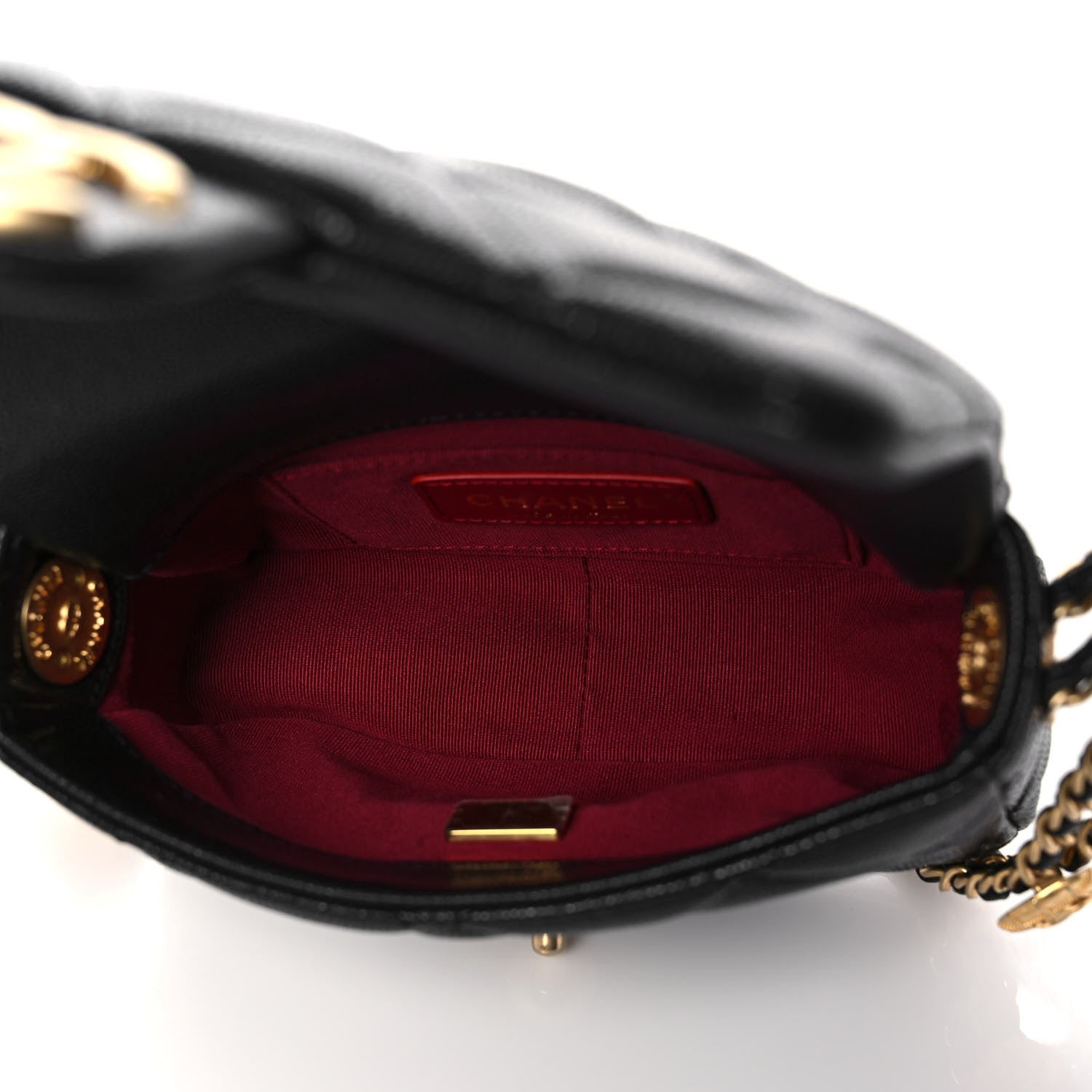 Chanel Caviar Quilted Mini Twist Your Buttons Flap Black 4 of 10
