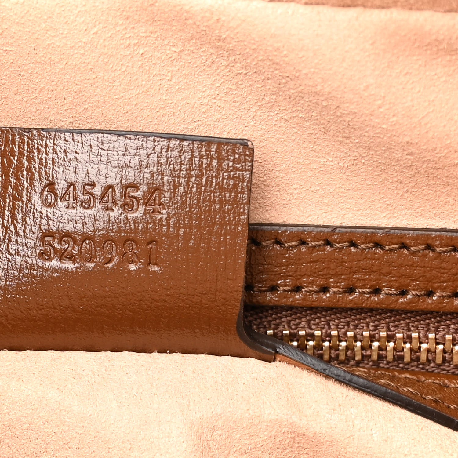 Gucci GG Supreme Monogram Small Horsebit 1955 Shoulder Bag Beige Brown Sugar 7 of 10