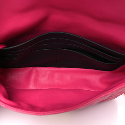 Christian Dior Lambskin Cannage Miss Dior Promenade Pouch Fuchsia 5 of 10