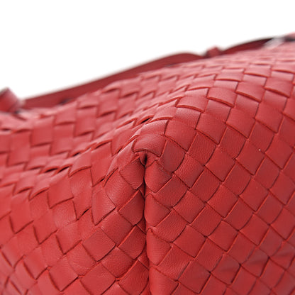 Bottega Veneta Nappa Intrecciato Small Bella Tote Red 10 of 12