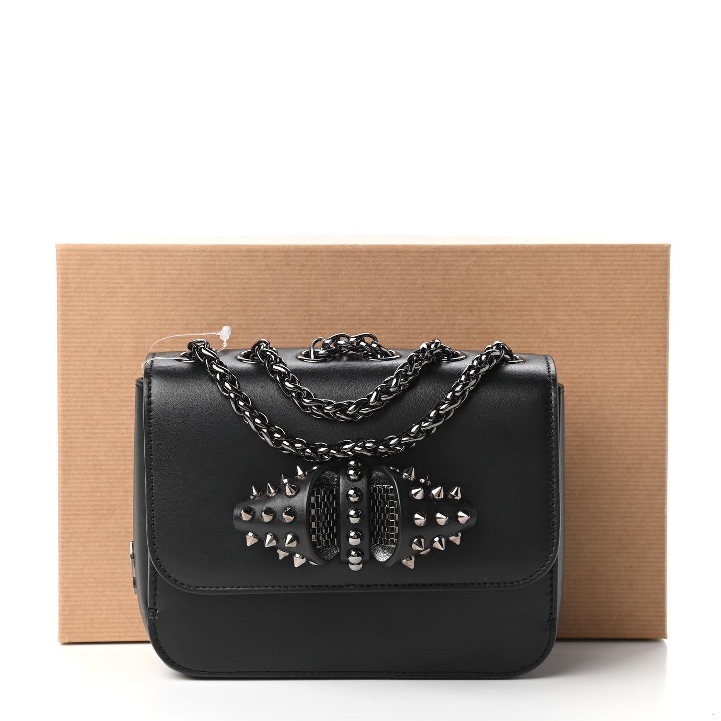 Calfskin Baby Sweety Charity NV Shoulder Bag Black