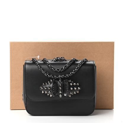Christian Louboutin Calfskin Baby Sweety Charity NV Shoulder Bag Black 10 of 10