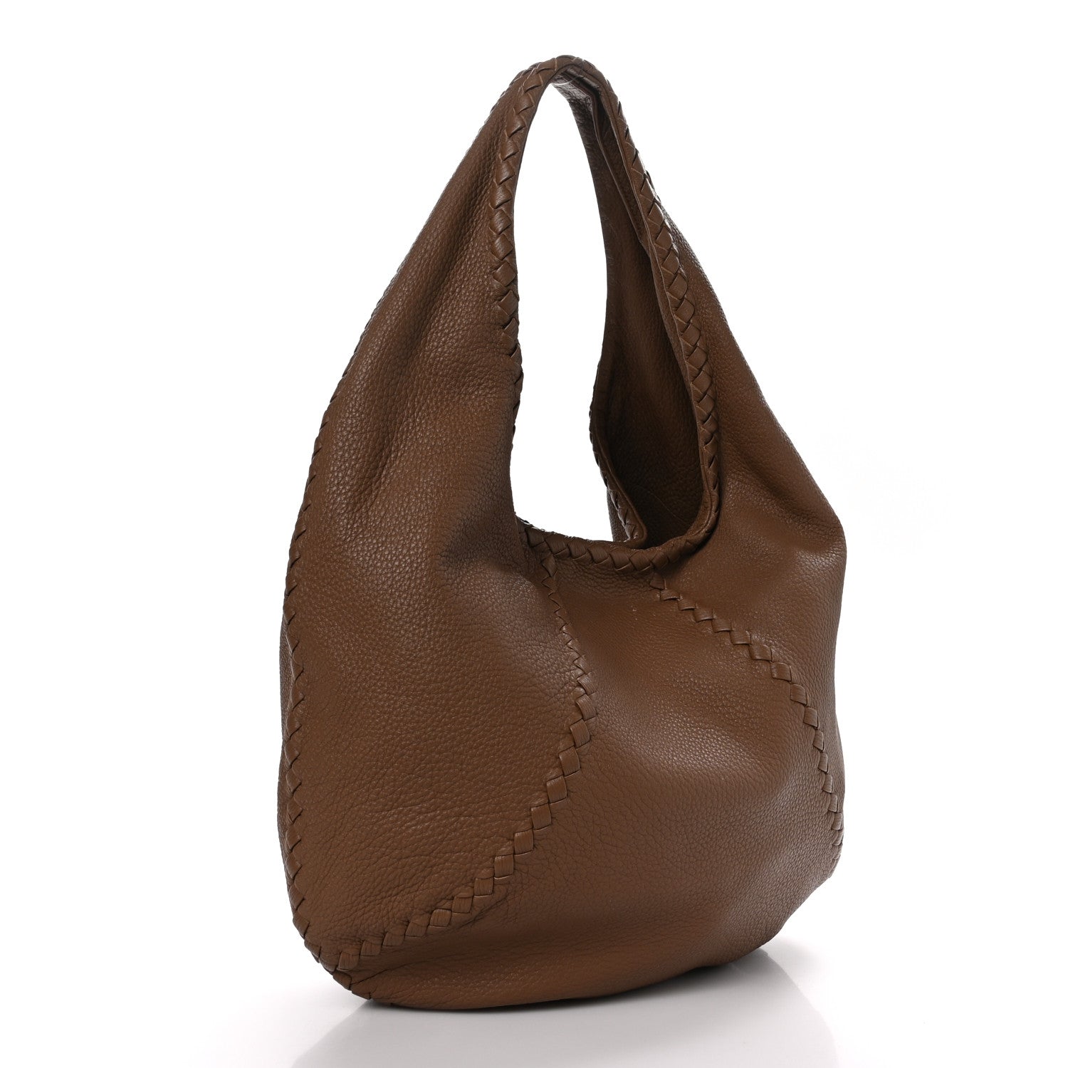 Bottega Veneta Cervo Deerskin Large Hobo Brown 3 of 10