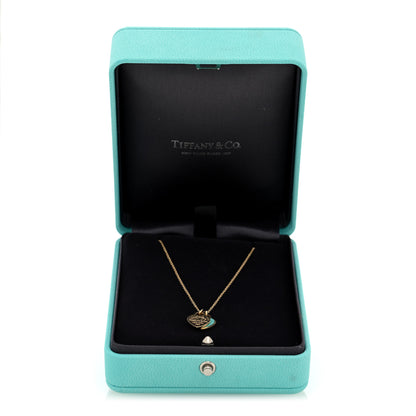 Tiffany Sterling Silver Diamond Tanzanite Elsa Peretti Color By The Yard Sprinkle Necklace 5 of 5