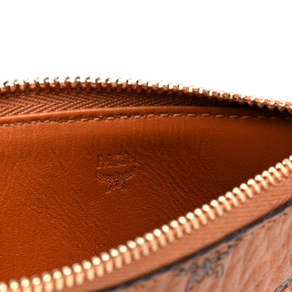 MCM Visetos Key Pouch Cognac 4 of 5