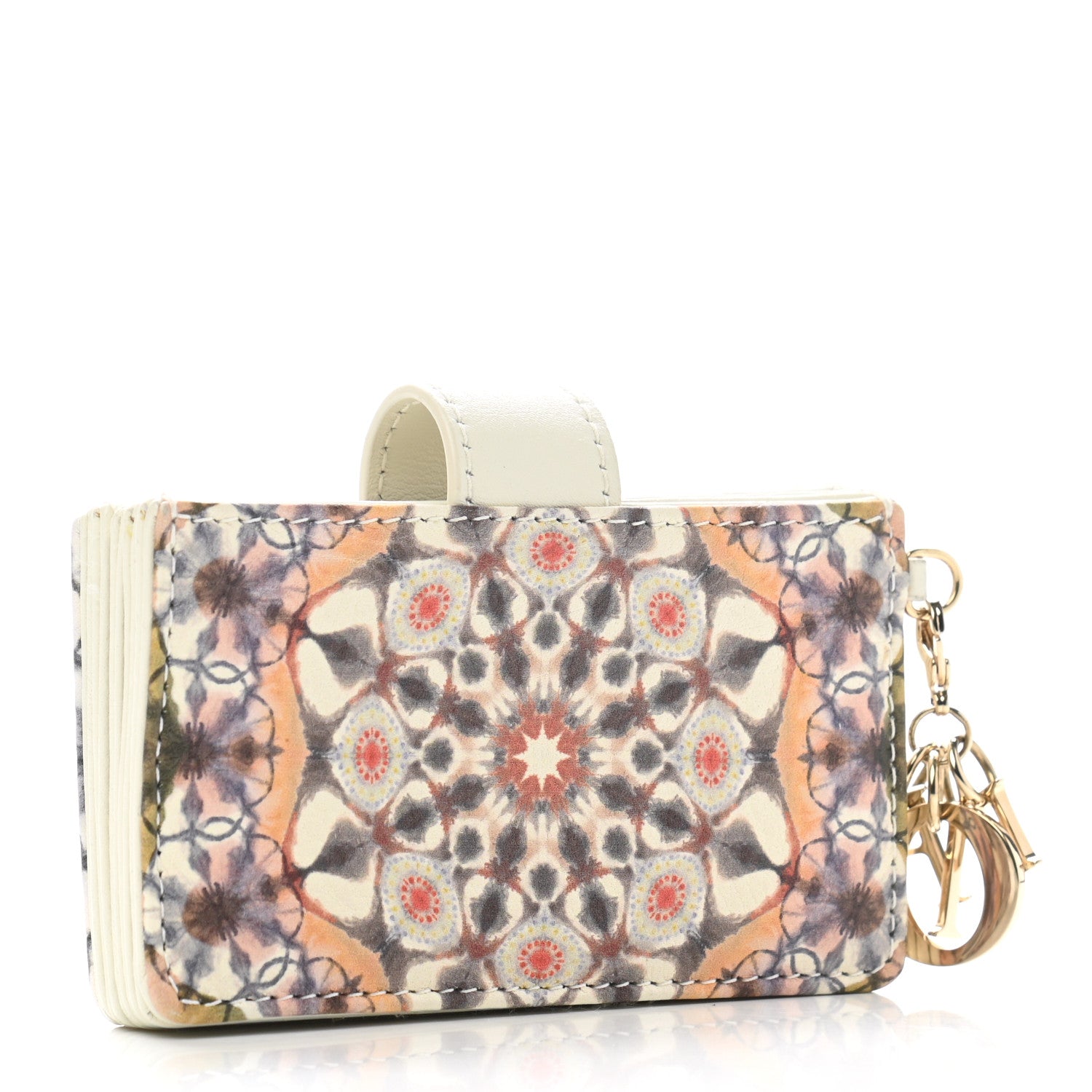 Christian Dior Calfskin Printed KaleiDiorscopic Lady Dior 5-Gusset Card Holder Multicolor 3 of 7