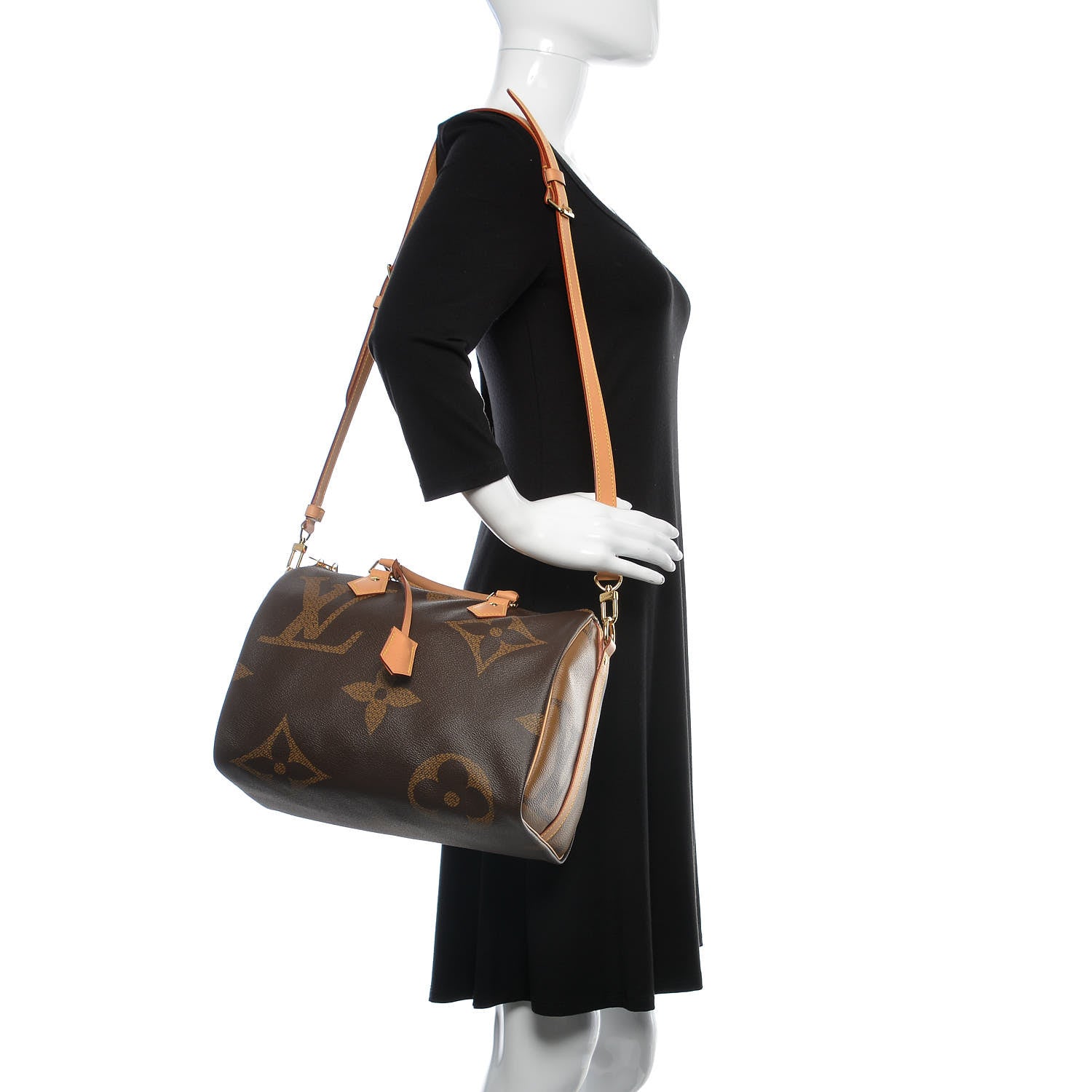 Louis Vuitton Reverse Monogram Giant Speedy Bandouliere 30 2 of 8