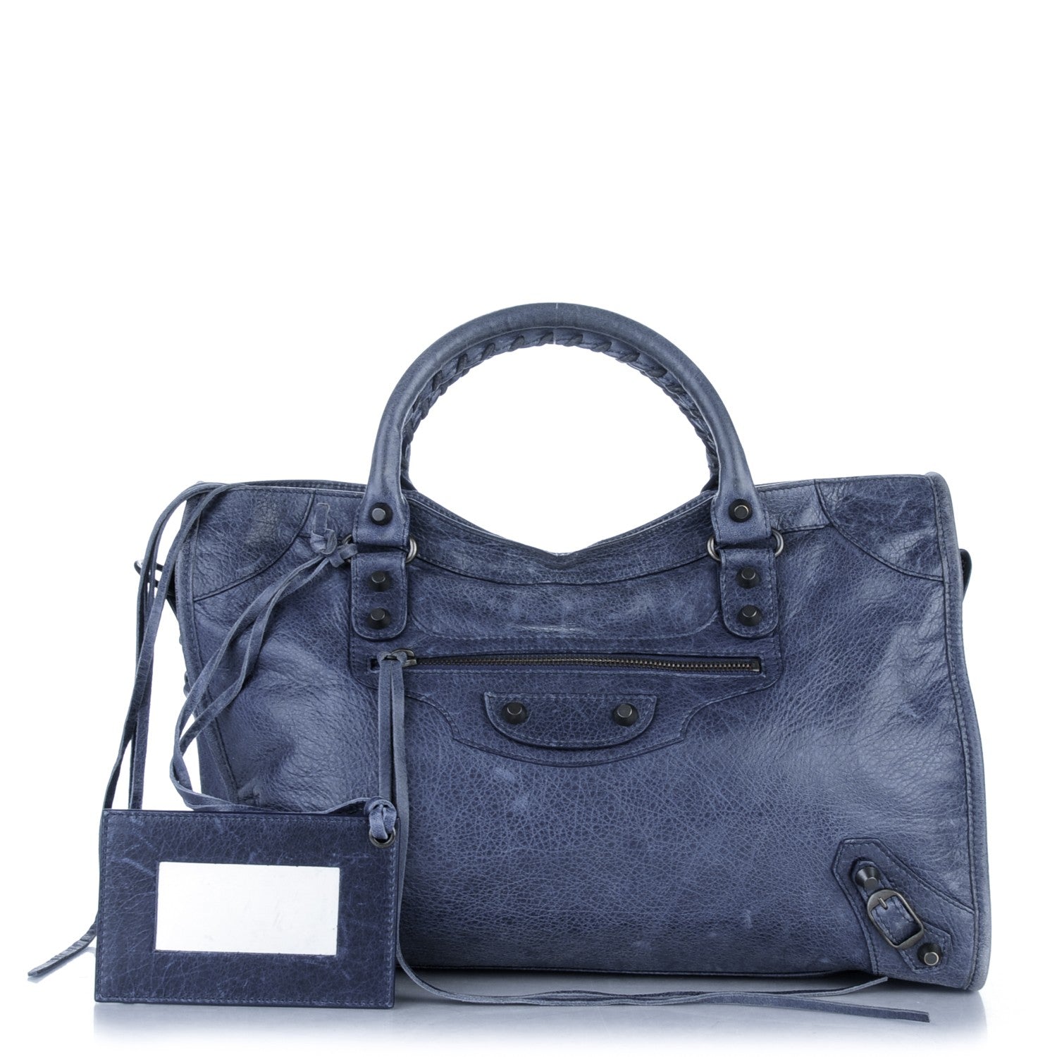 Balenciaga Agneau Classic Hardware City Bleu Roi 1 of 8