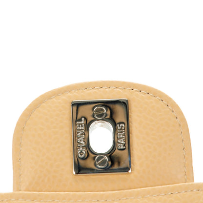 Chanel Caviar Quilted Medium Double Flap Beige Clair 5 of 9