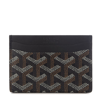 Goyard Goyardine Saint Sulpice Card Holder Black 1 of 7