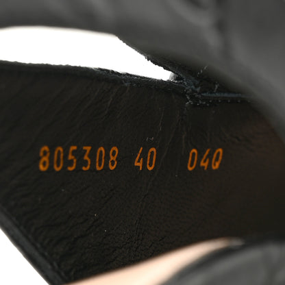 Gucci Guccissima Horsebit Platform 70/160mm Slingback Mules 40 Black 9 of 10