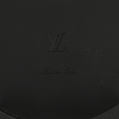 Louis Vuitton Calfskin Oversized Chain Academy Loafers 37.5 Black 8 of 13