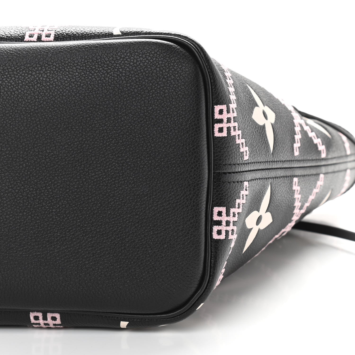 Louis Vuitton Empreinte Monogram Giant Broderies Neverfull MM Black 10 of 11