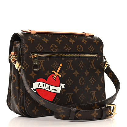 Louis Vuitton Monogram Patches Pochette Metis 2 of 9