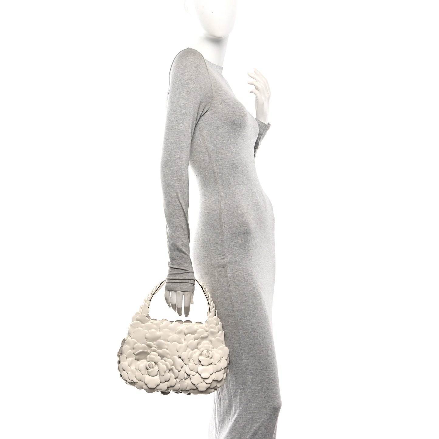 Nappa Atelier 03 Rose Edition Small Hobo White