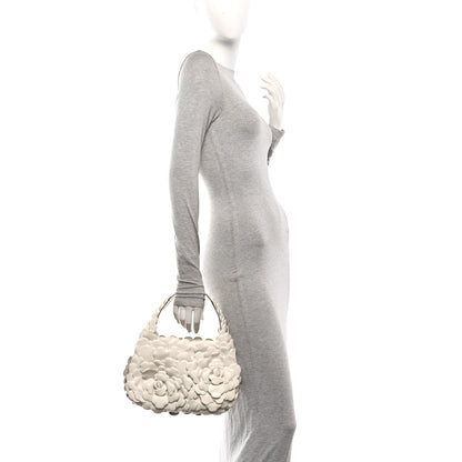 Valentino Garavani Nappa Atelier 03 Rose Edition Small Hobo White 2 of 10