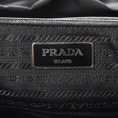 Prada Nylon Vela Saffiano Backpack Black 6 of 10