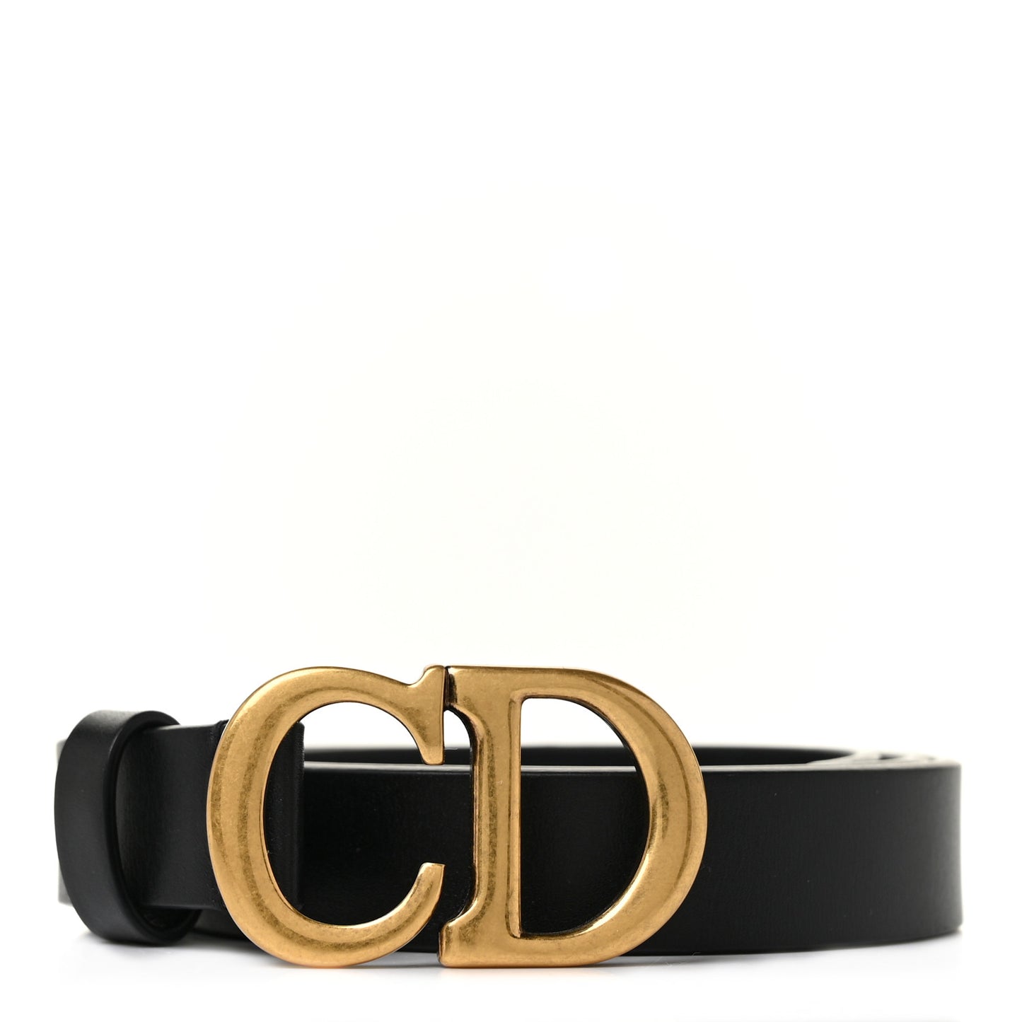 Calfskin Saddle Belt 70 Black