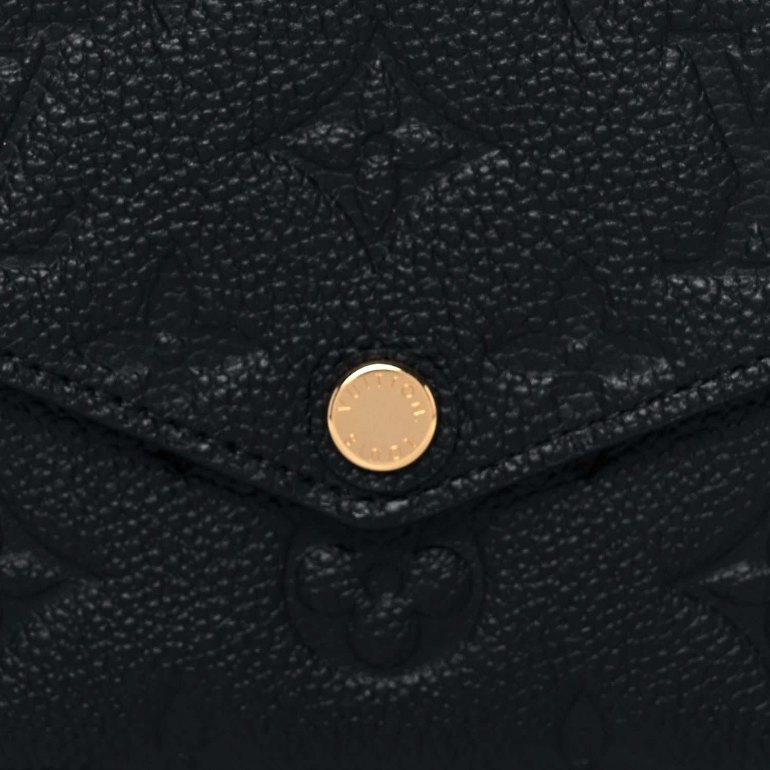 Louis Vuitton Empreinte Pochette Felicie Chain Wallet Black 8 of 12