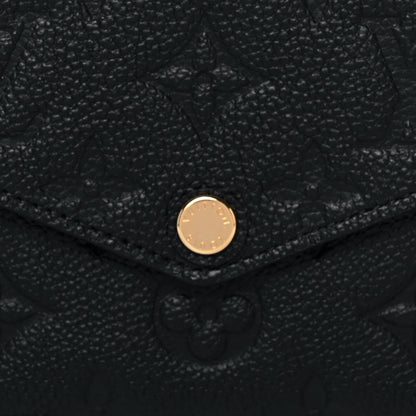 Louis Vuitton Empreinte Pochette Felicie Chain Wallet Black 8 of 12