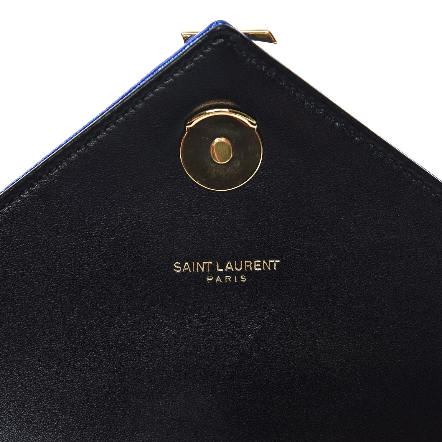 Saint Laurent Metallic Calfskin Matelasse Chevron Medium Monogram Satchel Multicolor 5 of 7