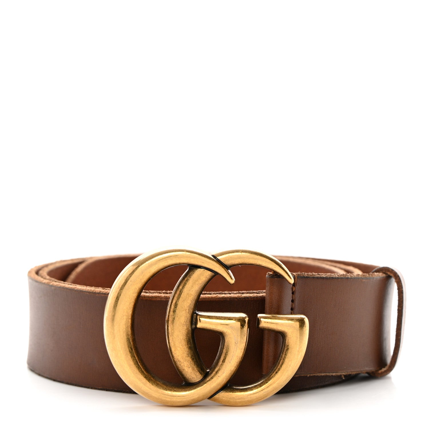 Gucci Faded Calfskin Double G 40mm Belt 95 38 Cuir 1 of 8