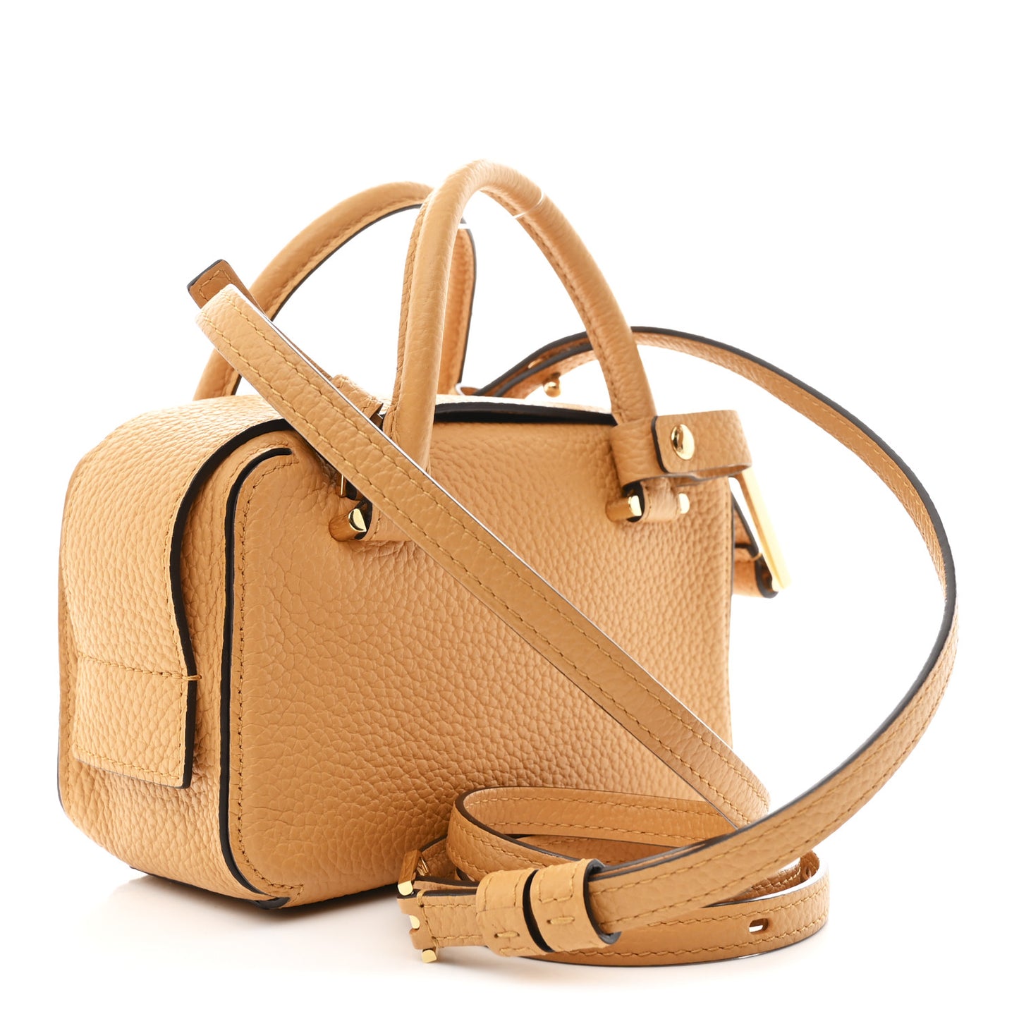 Taurillon Soft Nano Cool Box Satchel Honey