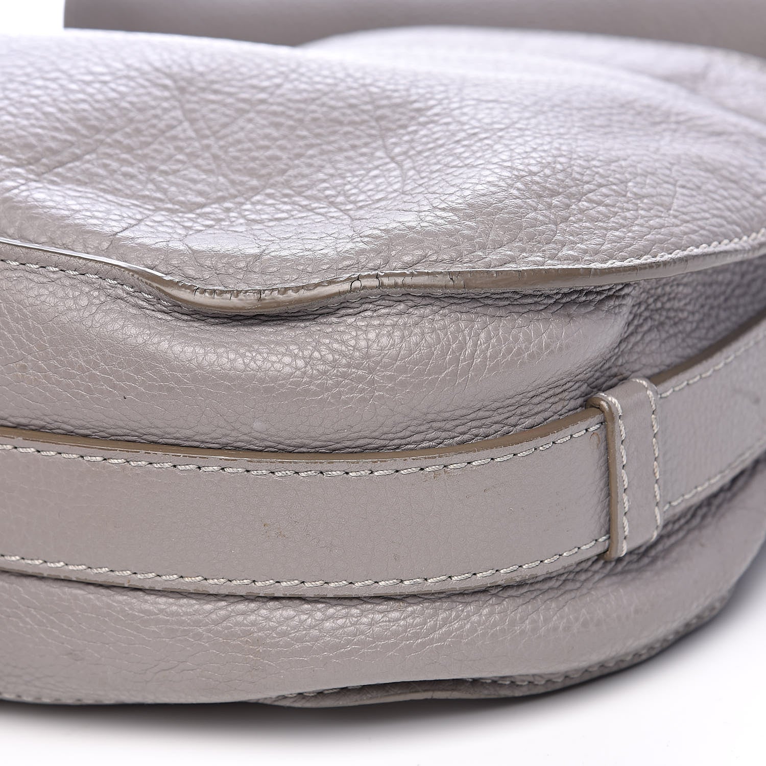 Chloe Calfskin Medium Marcie Round Crossbody Bag Cashmere Grey 8 of 23