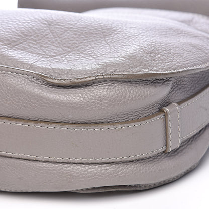 Chloe Calfskin Medium Marcie Round Crossbody Bag Cashmere Grey 8 of 23