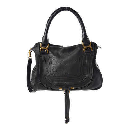 Chloe Calfskin Medium Marcie Satchel Black 1 of 17