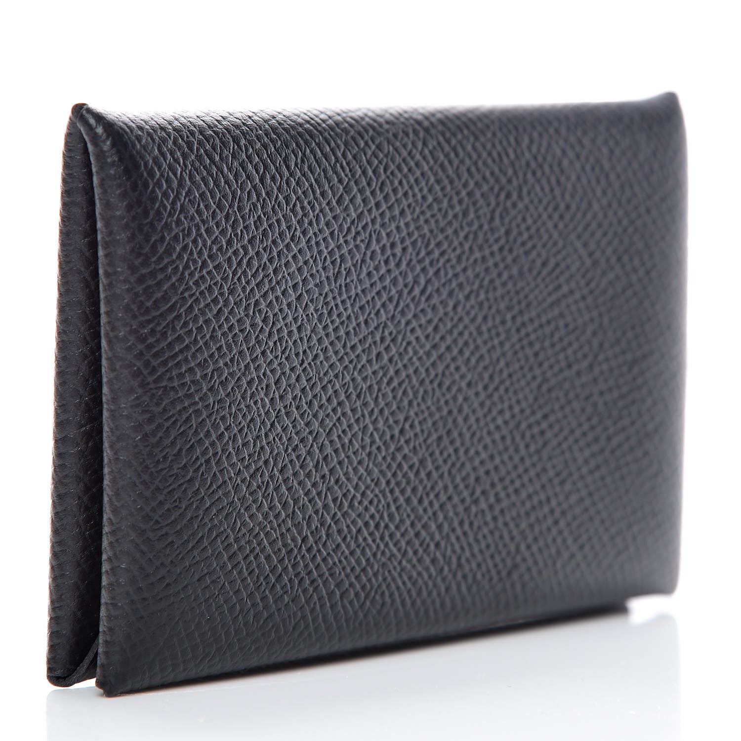 Hermes Epsom Calvi Card Case Black 3 of 8