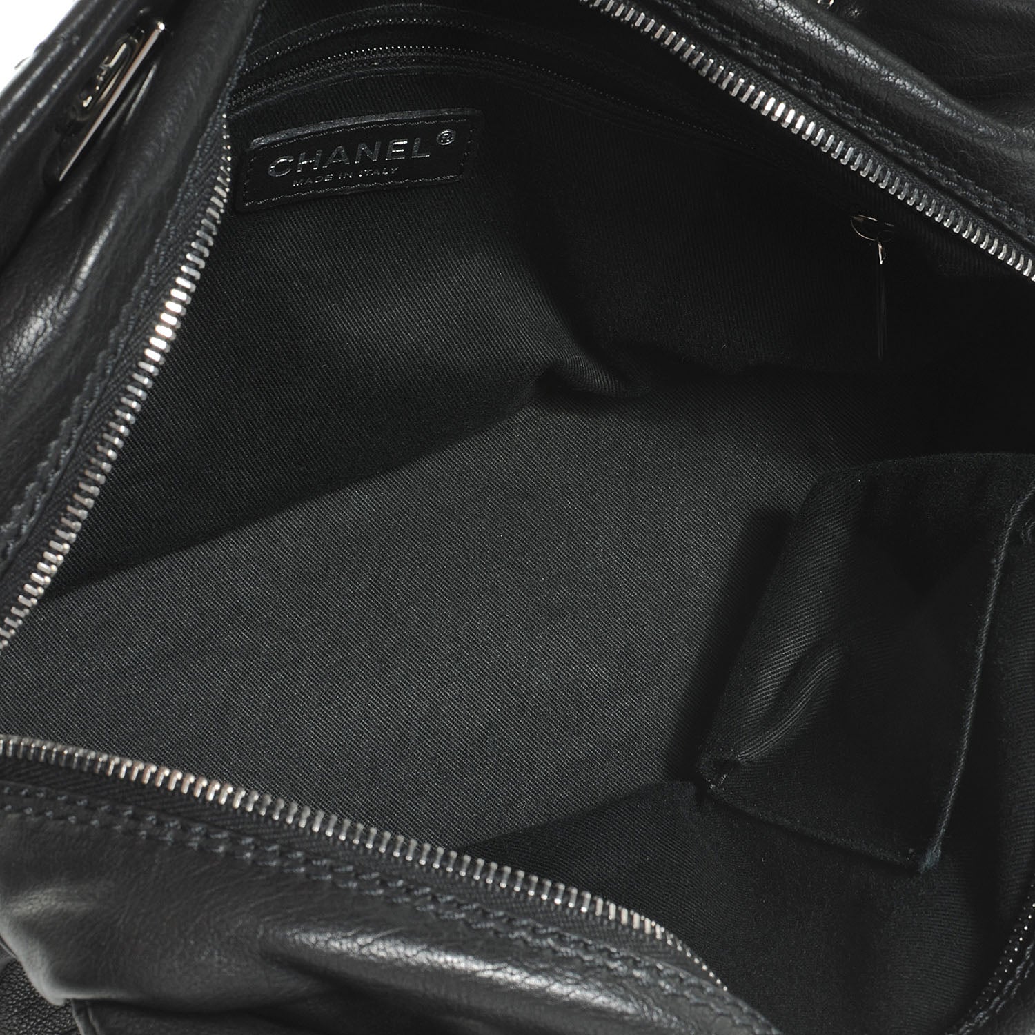 Chanel Calfskin Small Diamond Stitch Tote Black 5 of 7