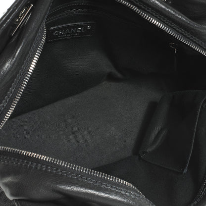 Chanel Calfskin Small Diamond Stitch Tote Black 5 of 7