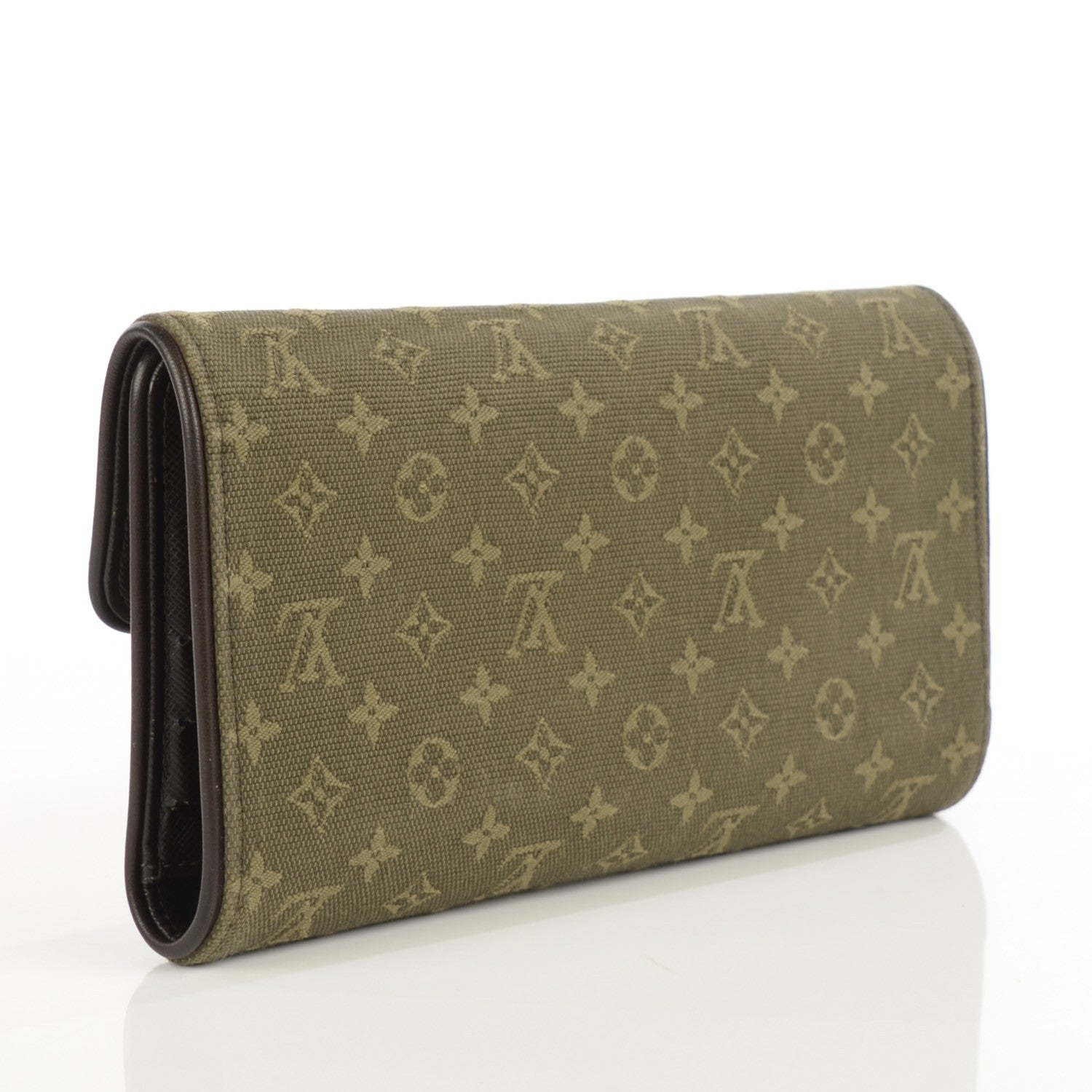 Louis Vuitton Mini Monogram Porte Tresor International Wallet Kaki 3 of 7