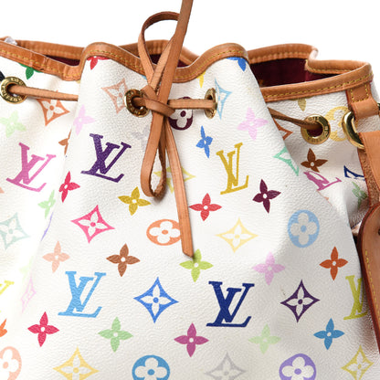 Louis Vuitton Monogram Multicolor Petit Noe White 10 of 10