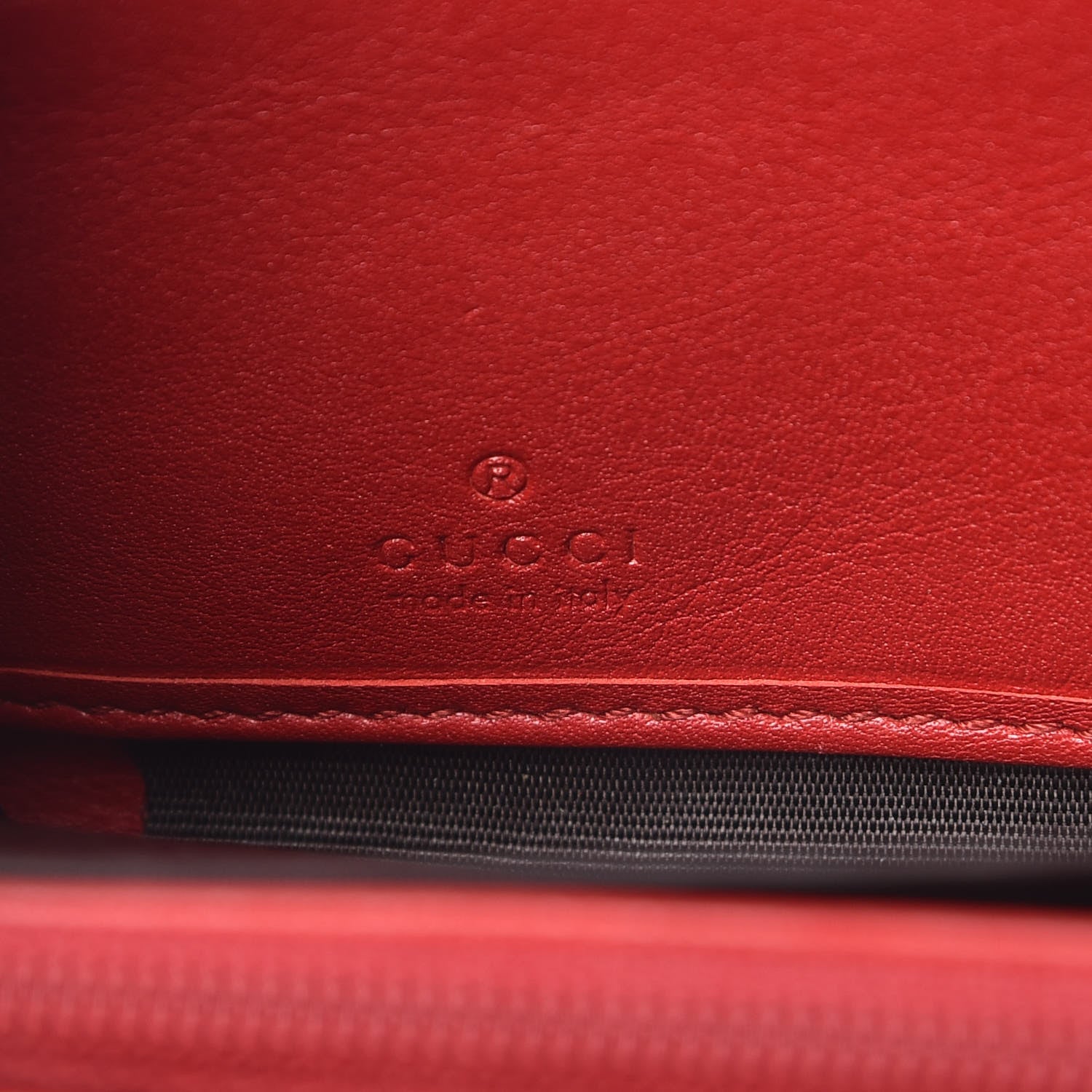 Gucci Microguccissima Nice Zip Around Wallet Red 6 of 8