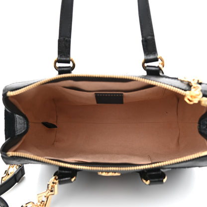 Gucci Suede Patent GG Web Small Ophidia Tote Bag Black 5 of 10